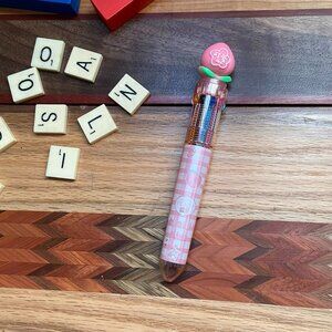 Pink Peach 10 Color Ballpoint Pen